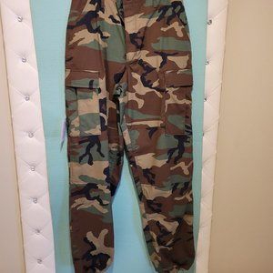 Camouflage Draw String Pant Sz Small